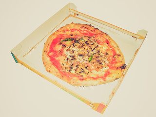 Image showing Retro look Pizza picture