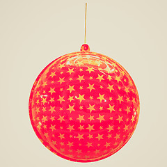 Image showing Retro look Baubles