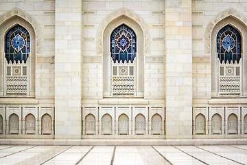 Image showing Windows Grand Sultan Qaboos Mosque