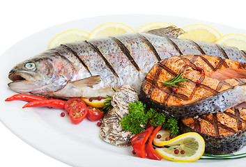 Image showing Barbecued Trout