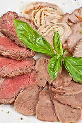 Image showing Closeup meat cuts