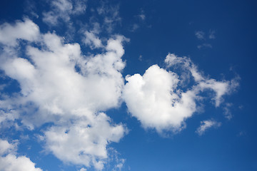 Image showing Blue sky with clouds