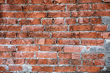 Image showing red brick wall