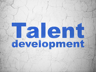 Image showing Education concept: Talent Development on wall background