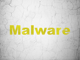 Image showing Privacy concept: Malware on wall background