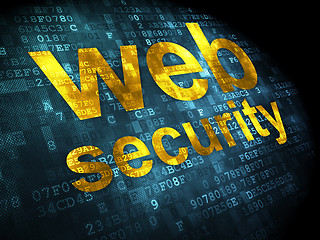 Image showing SEO concept: Web Security on digital background