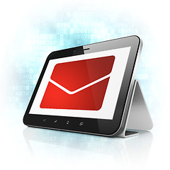 Image showing Finance concept: Email on tablet pc computer