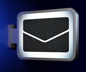 Image showing Business concept: Email on billboard background