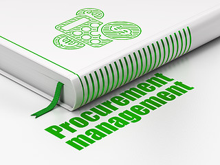 Image showing Finance concept: book Calculator, Procurement Management on white background