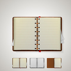 Image showing Illustration of notebooks