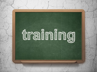 Image showing Education concept: Training on chalkboard background