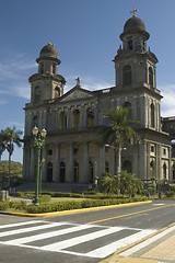 Image showing cathedral of santo domingo managua nicaragua