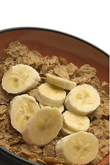 Image showing cereal with bananas