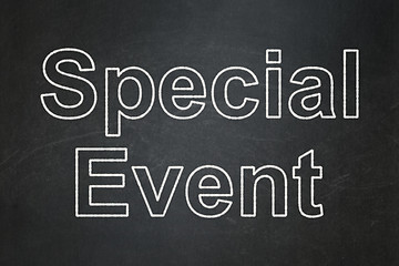 Image showing Business concept: Special Event on chalkboard background