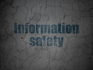 Image showing Security concept: Information Safety on grunge wall background