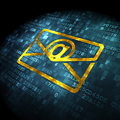 Image showing Business concept: Email on digital background