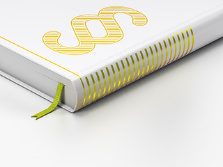 Image showing Law concept: closed book, Paragraph on white background