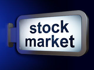 Image showing Business concept: Stock Market on billboard background