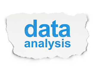 Image showing Data Analysis on Paper background