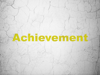 Image showing Education concept: Achievement on wall background