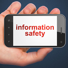 Image showing Information Safety on smartphone