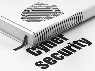 Image showing Book Shield, Cyber Security on white background