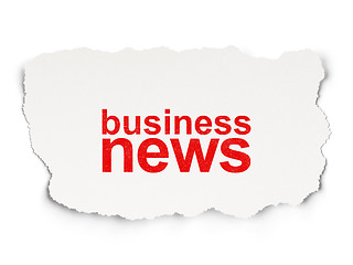 Image showing News concept: Business on Paper background