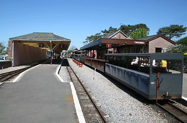 Image showing narrow gauge railway station