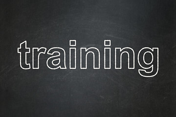 Image showing Education concept: Training on chalkboard background