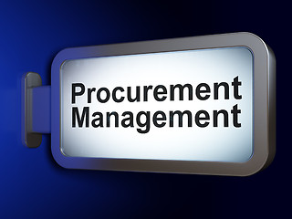 Image showing Business concept: Procurement Management on billboard background