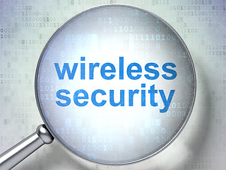 Image showing Privacy concept: Wireless Security with optical glass