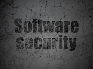 Image showing Security concept: Software Security on grunge wall background