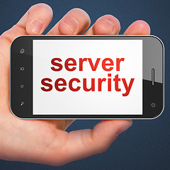 Image showing Server Security on smartphone