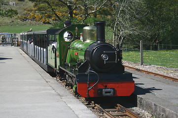 Image showing narrow gauge steam train