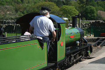 Image showing narrow gauge steam train
