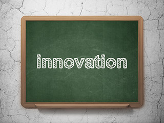 Image showing Finance concept: Innovation on chalkboard background