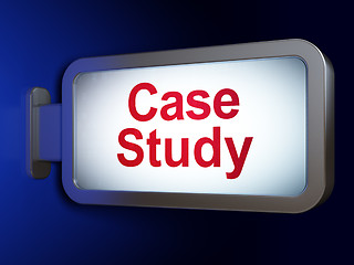 Image showing Education concept: Case Study on billboard background