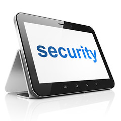 Image showing Protection concept: Security on tablet pc computer