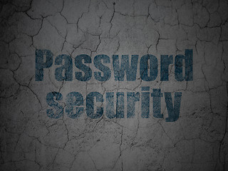 Image showing Security concept: Password Security on grunge wall background