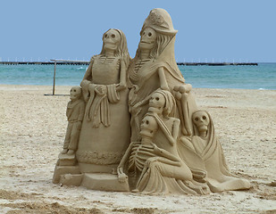 Image showing sand sculpture