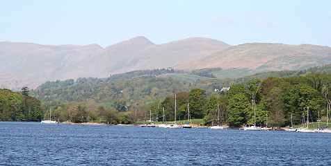 Image showing lake in the countryside