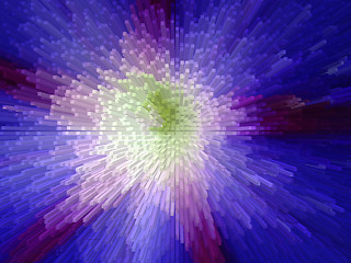 Image showing Blue explosion