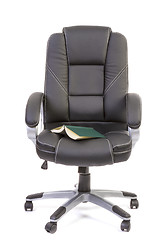 Image showing Book on office chair 