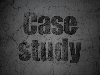 Image showing Education concept: Case Study on grunge wall background