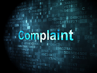 Image showing Law concept: Complaint on digital background