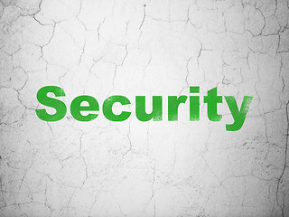 Image showing Security concept: Security on wall background