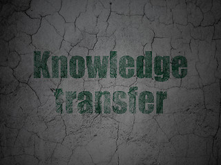 Image showing Education concept: Knowledge Transfer on grunge wall background