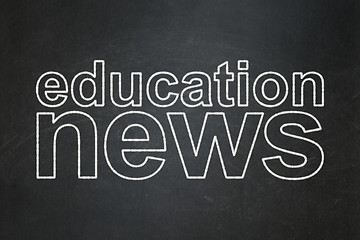 Image showing News concept: Education on chalkboard background