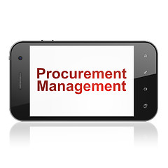 Image showing Finance concept: Procurement Management on smartphone