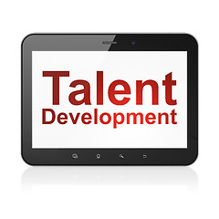 Image showing Education concept: Talent Development on tablet pc computer